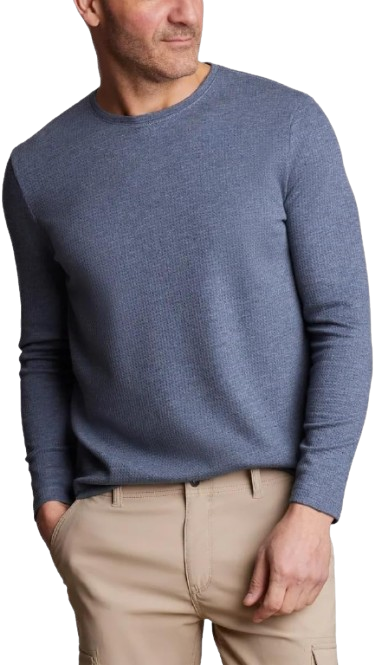 Men’s Long Sleeve Crewneck Regular Fit Shirt 