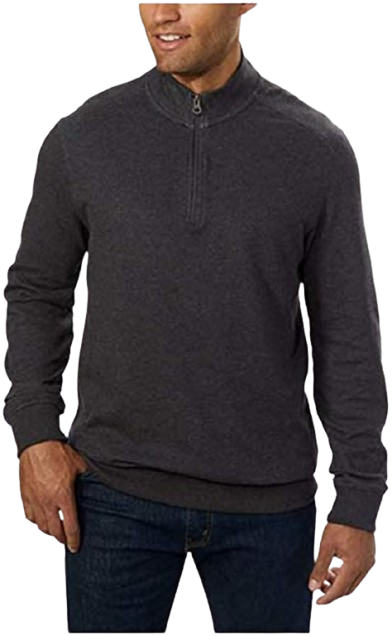 Men's Long Sleeve Zip Up Sweater